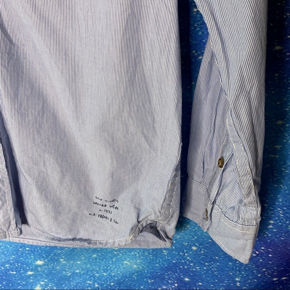 Zara Boys- Long Sleeve Blue Button Down size 7/8 - Picture 4 of 9